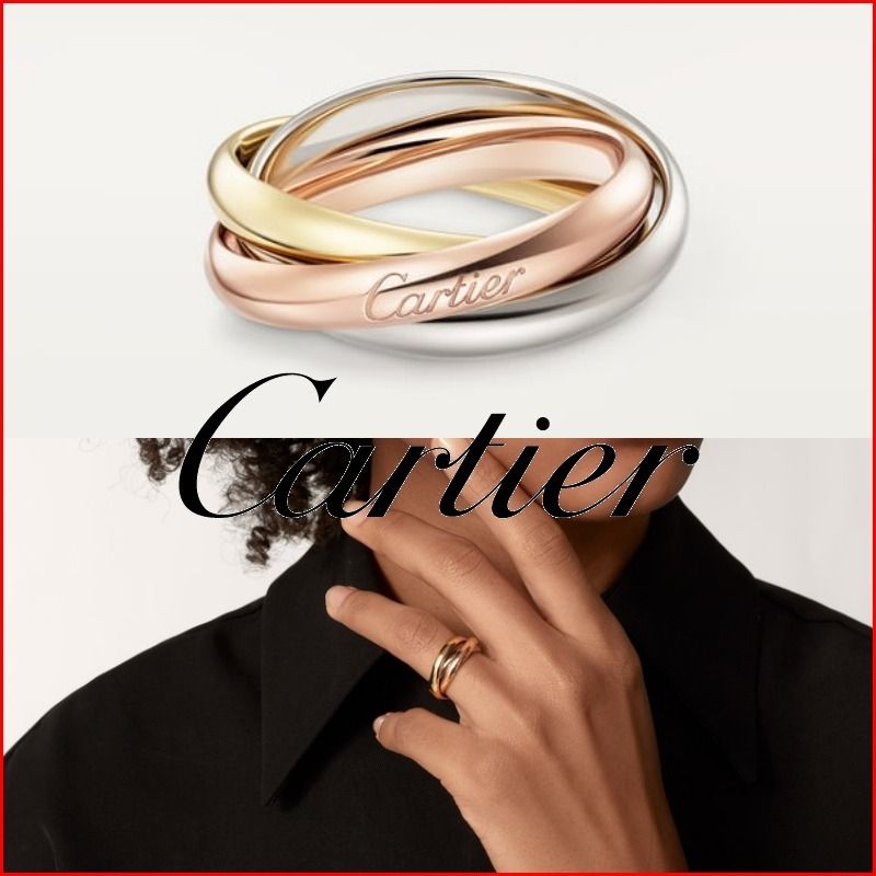 セレブ御用達】カルティエ クラシック トリニティ リング (Cartier