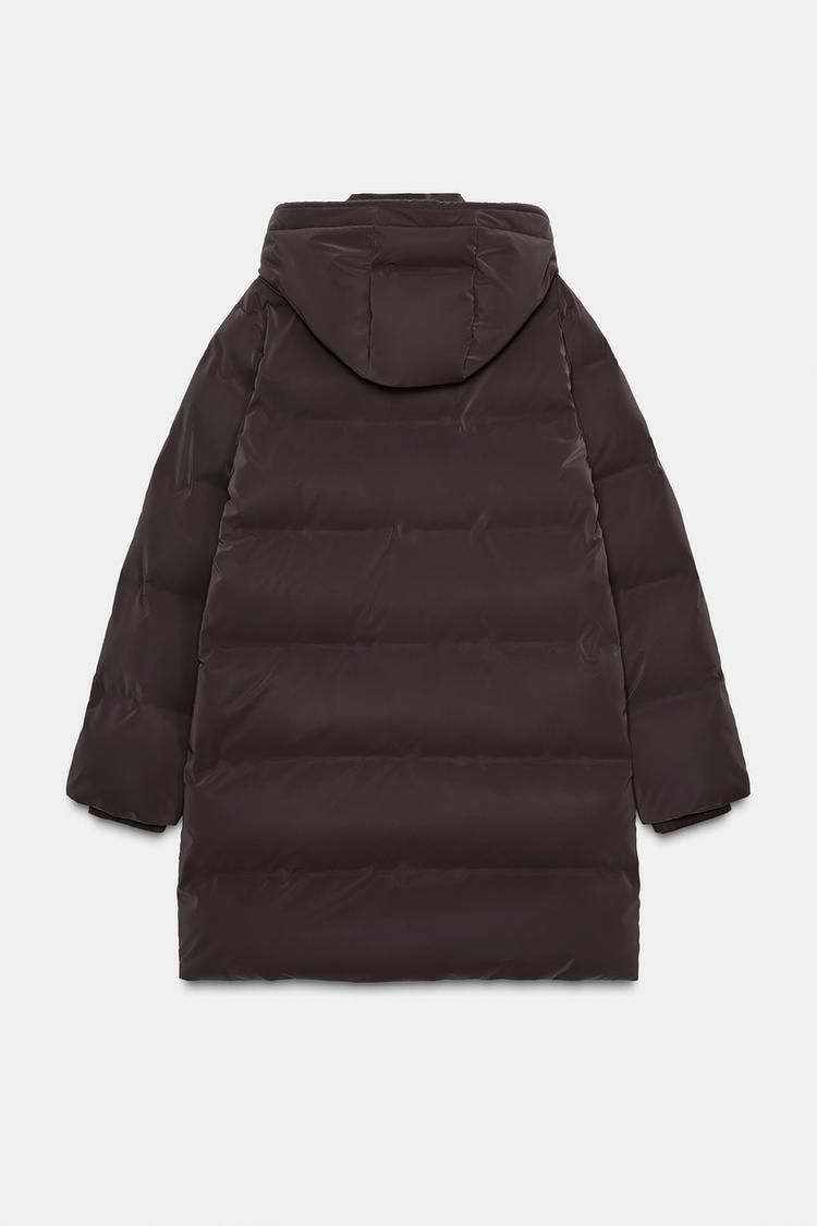 ZARA】ウインドプルーフ加工セミロングアノラック3046/236/700 (ZARA