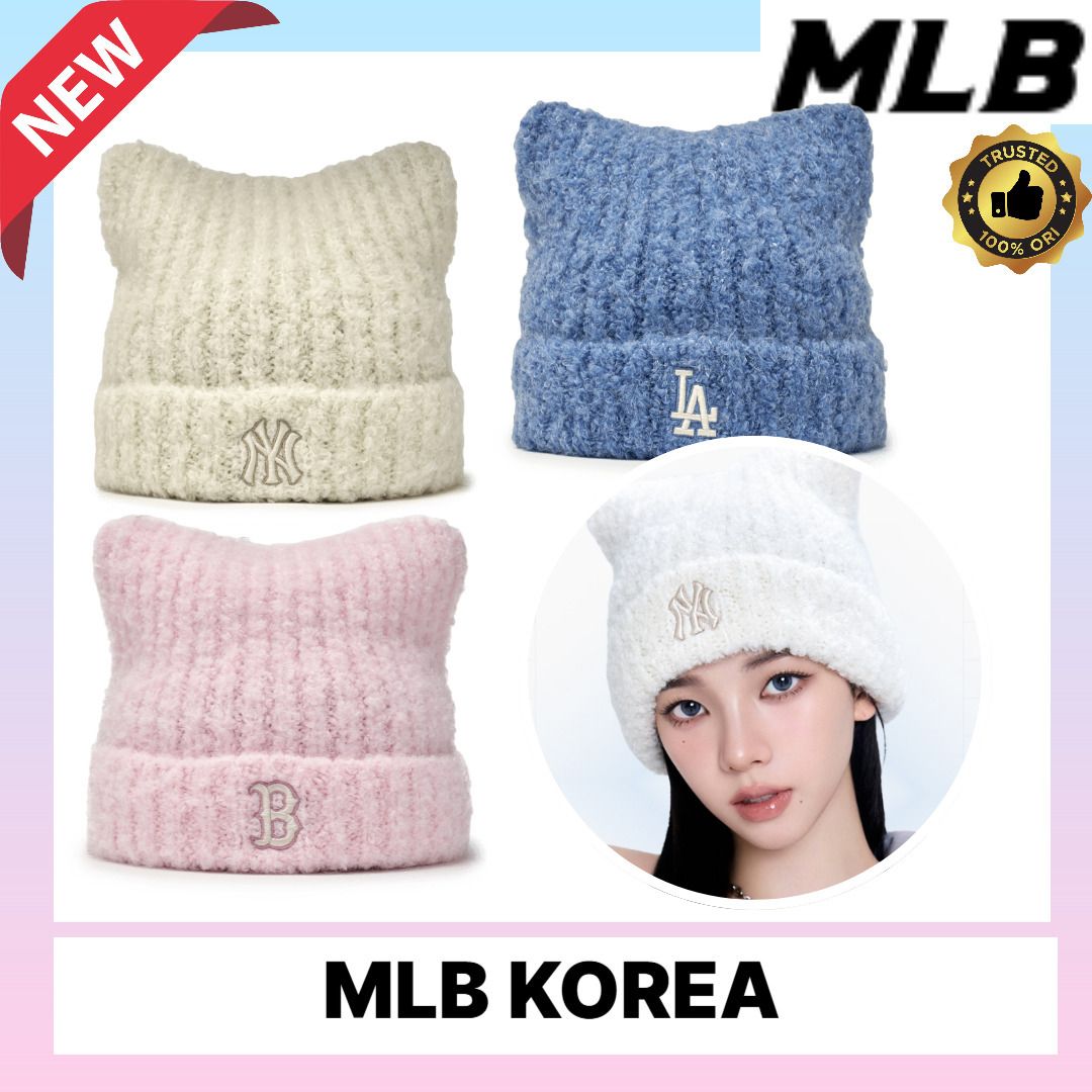 新作】☆MLB☆ ミャオン ニット帽 ース カリナ着用☆ (MLB Korea