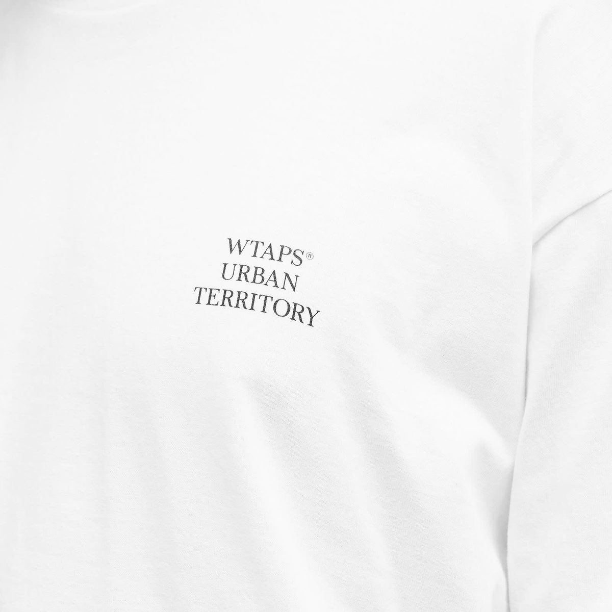 WTAPS Men's WUT Sneak Long Sleeve T-Shirt in White WTAPS