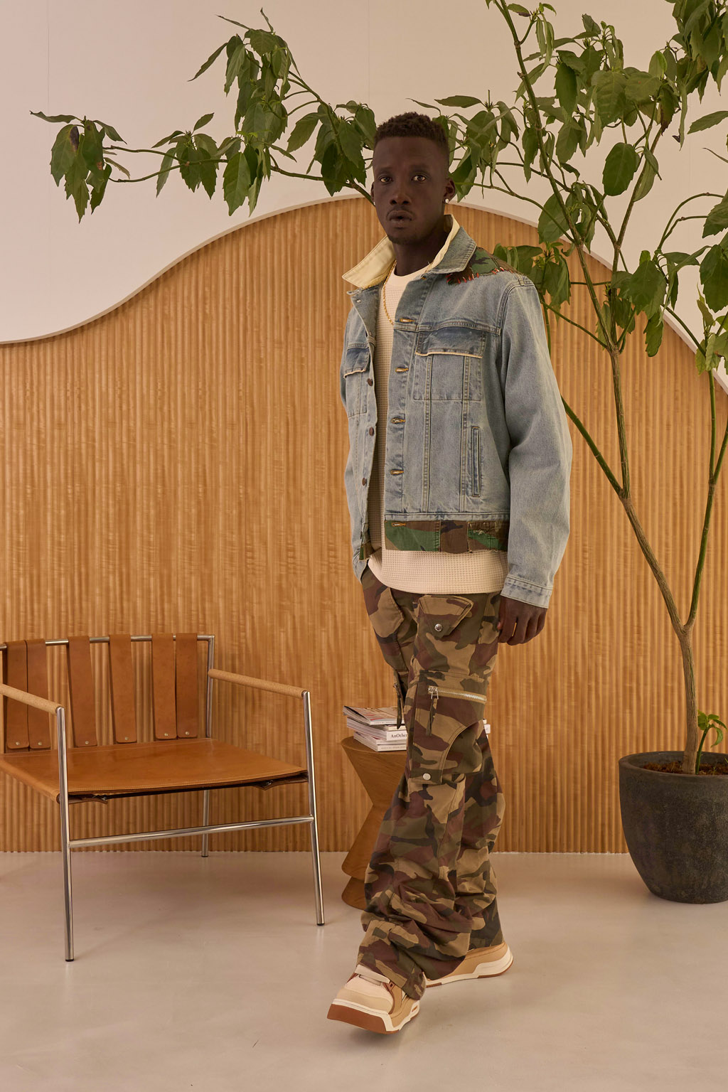 NYLON HOLSTER CARGO PANTS - CAMO - MLVINCE