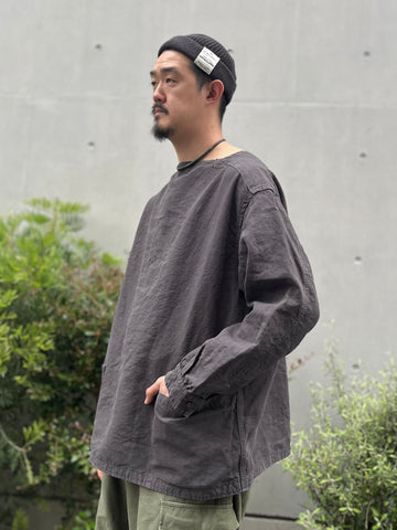 夏はやっぱり麻でしょう》FISHERMAN SHIRT - HIGHDENSITY LINEN NIDOM