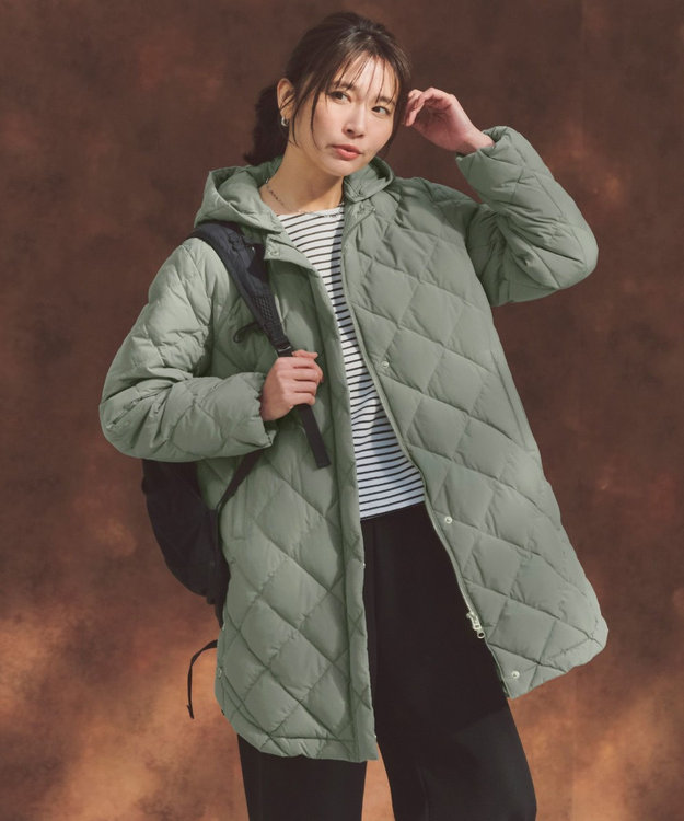 自宅で洗濯OK / 軽量で暖かい】TAIONコラボ 2WAY キルティングダウン