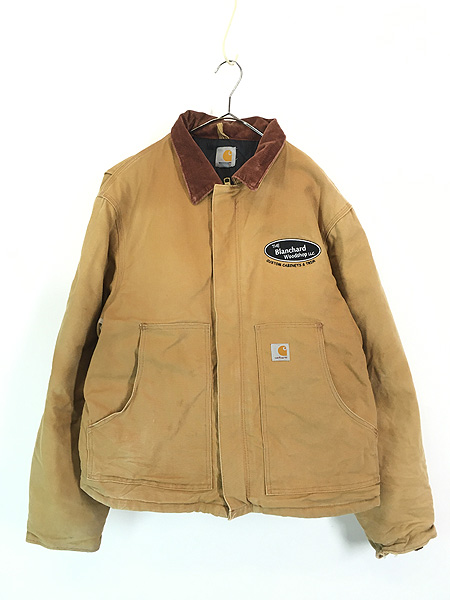 古着 90s Carhartt ブラウン ダック パデット トラディショナル