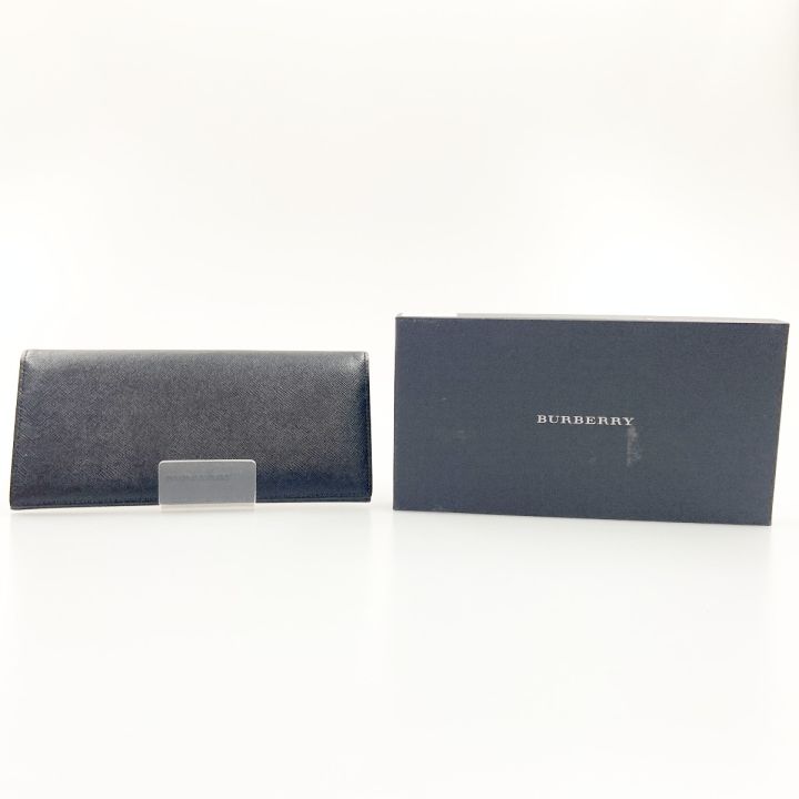 BURBERRY バーバリー ノバチェック 二つ折り 長財布 FN5500 ブラック