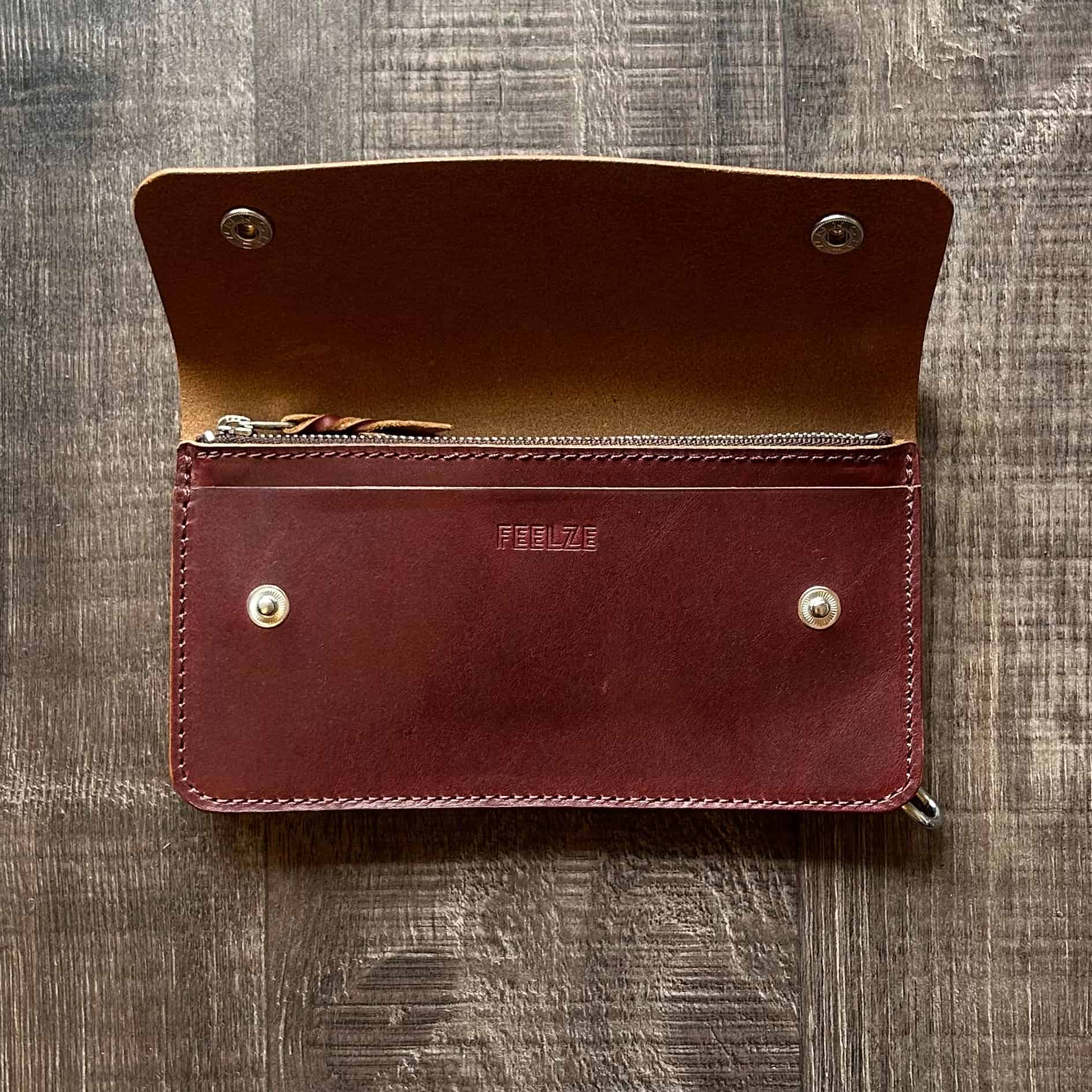 tracker wallet 茶芯レザーver 【LW-2】 – FEELZE