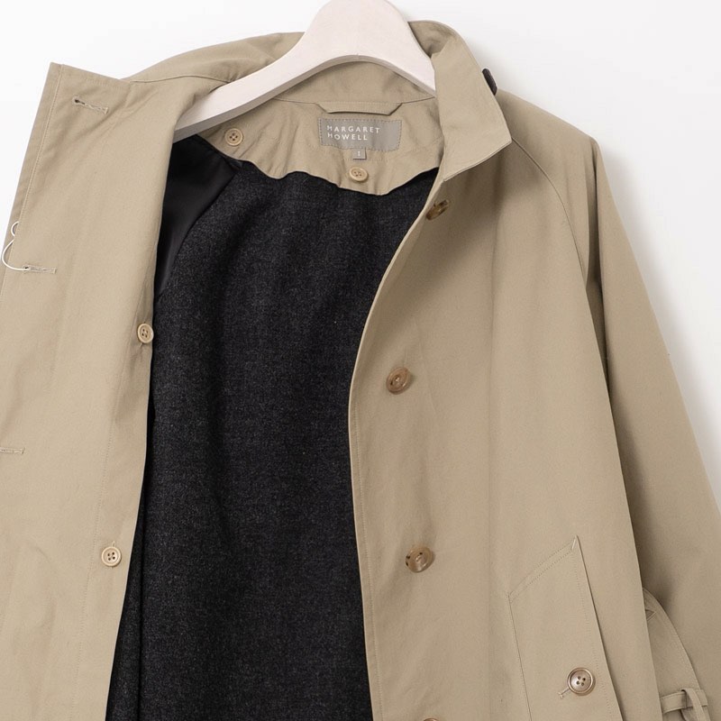 MARGARET HOWELL PROOFED COTTON COATING 急な雨でも困らない撥水加工