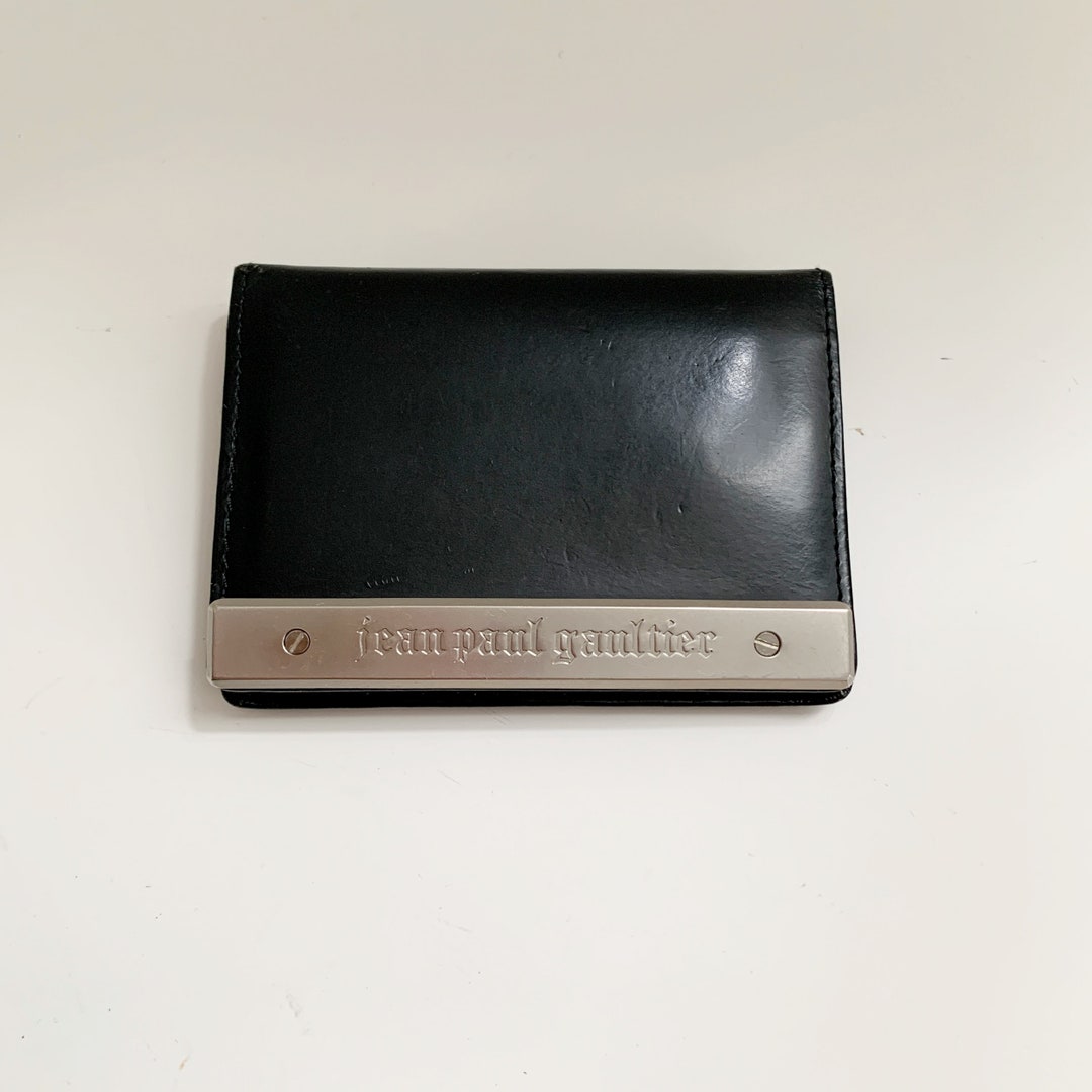 希少ビンテージ！ ジャンポールゴルチエ 龍 ドラゴン 白レザー