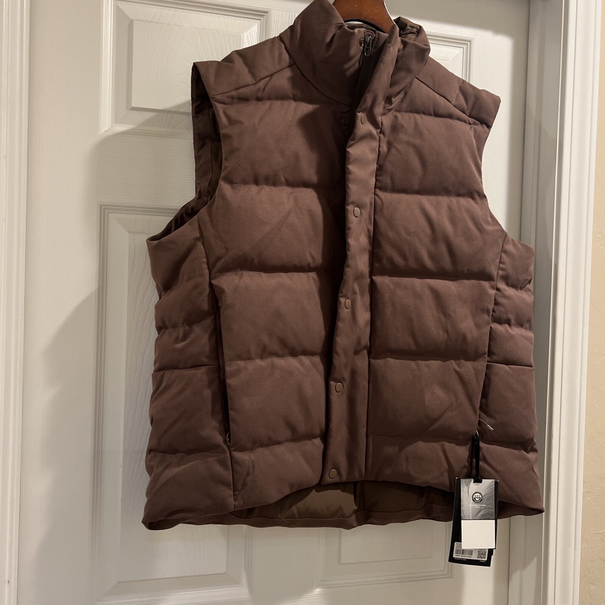 NWT Lululemon Wunder Puff Vest Tech Canvas Dark Mocha DMOC Size