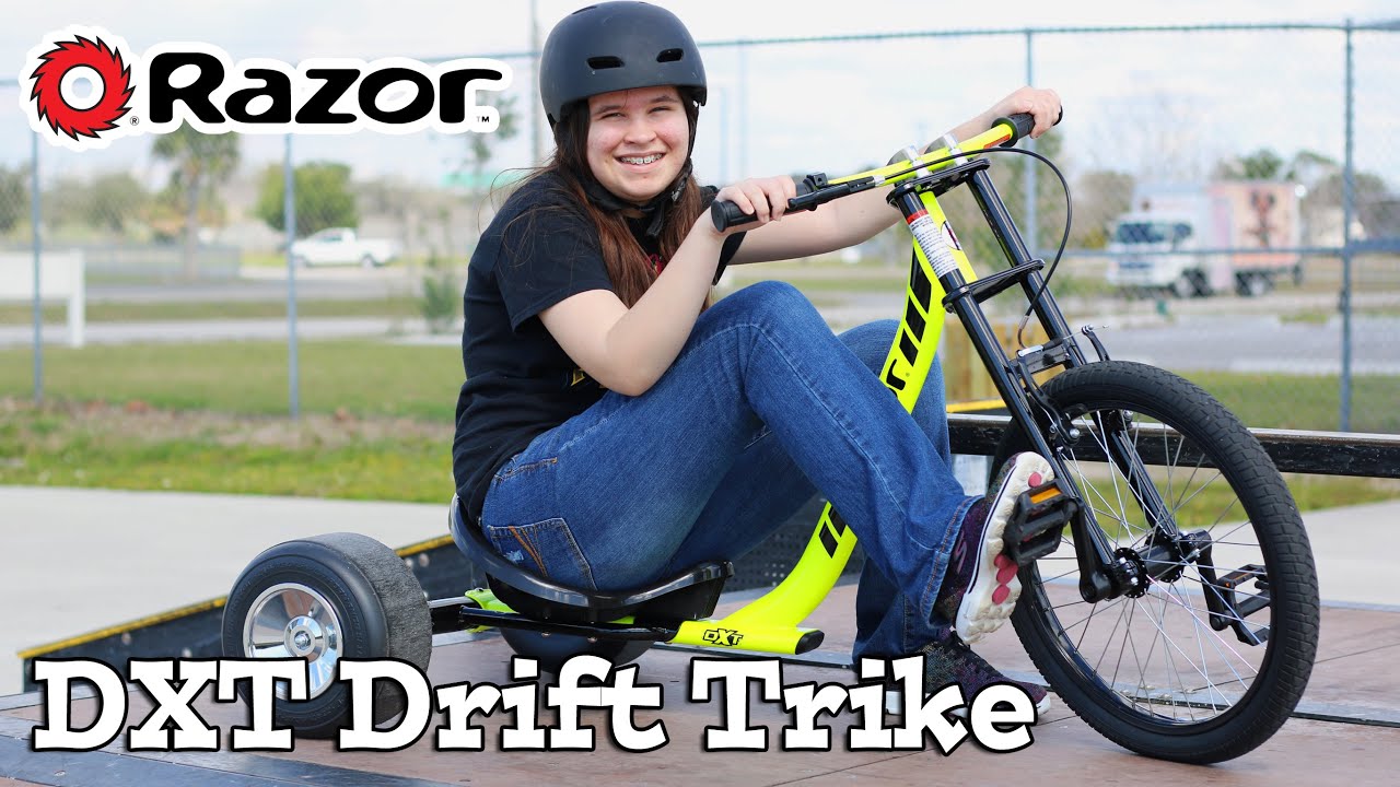 Razor DXT Drift Trike Ride On - YouTube