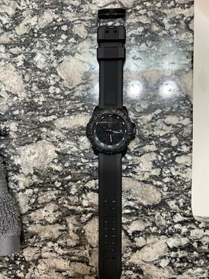 Luminox 3051 BLACKOUT EVO Navy SEAL Swiss Dive Watch, 44mm Case