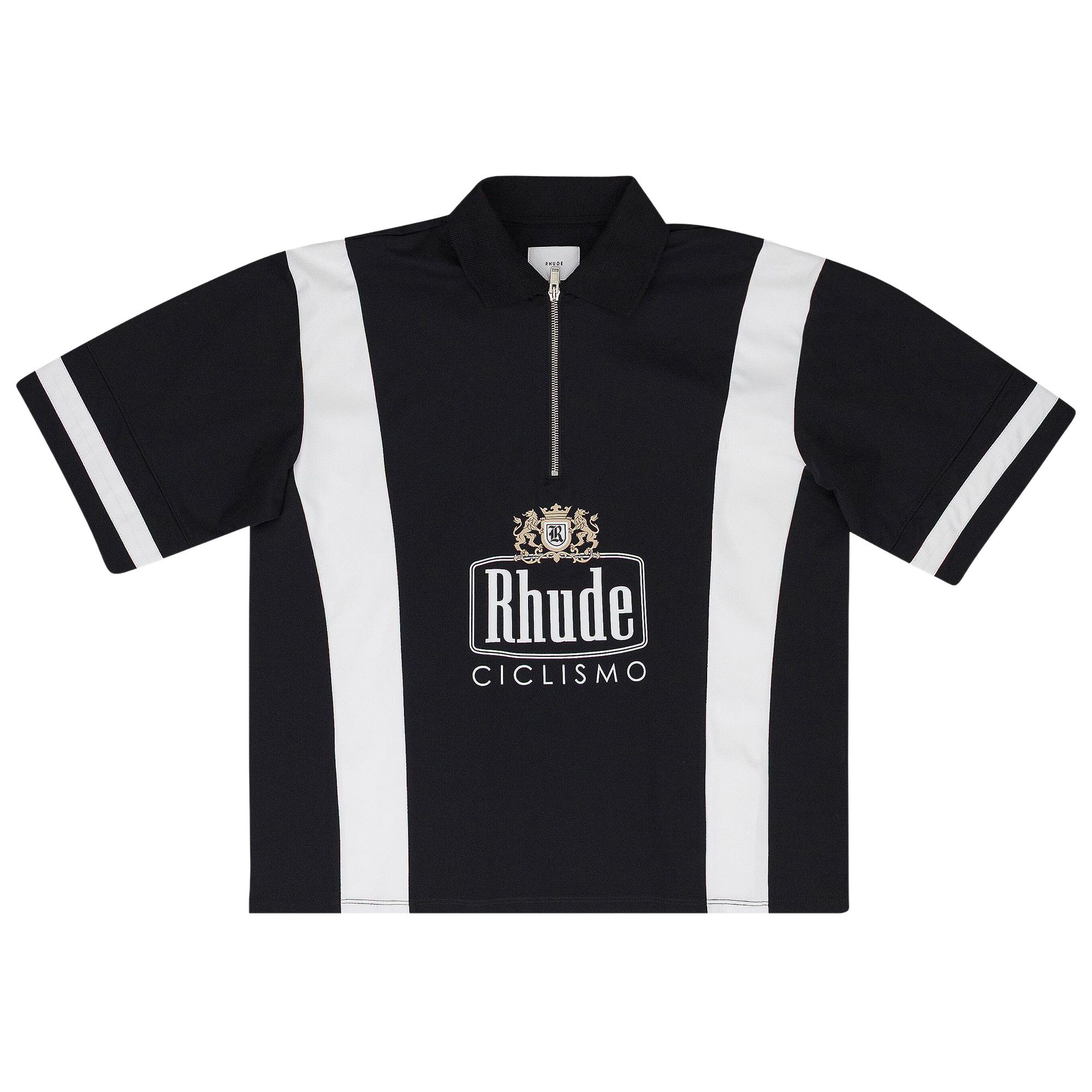 Buy Rhude Ciclismo Jersey T-Shirt 'Black/White' - SS24TT09307273