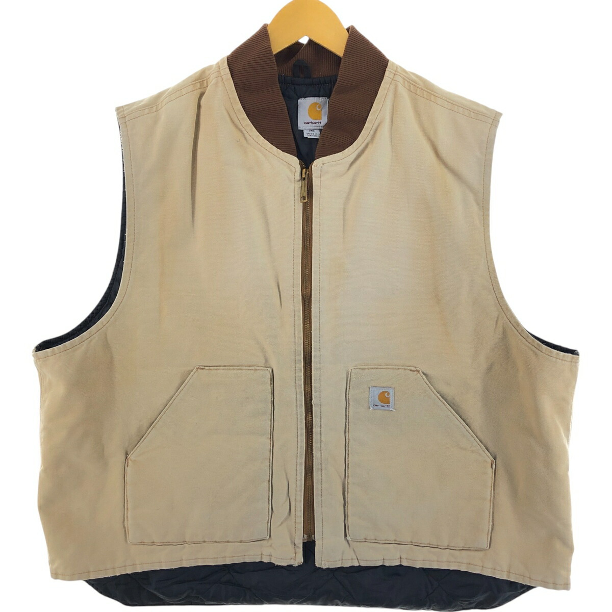 カーハート ダックベスト carhartt グレー L CARHARTT ダックベスト XL