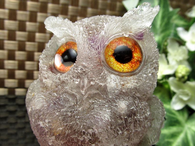 楽天市場】○【スーパーセブンサザレ入り フクロウ型 オルゴナイト】重