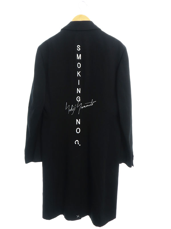 Yohji Yamamoto POUR HOMME】ヨウジヤマモト『ロングJKT プリントB