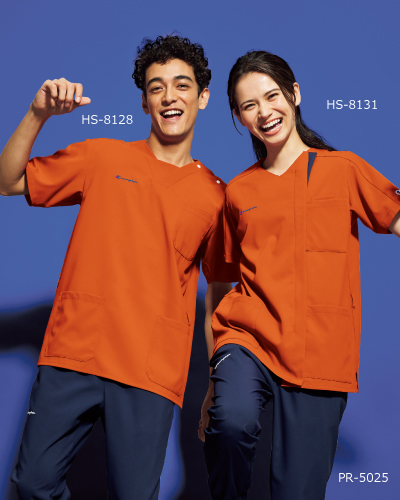 HS-8121 HS-8122 HS-8123 HS-8127 HS-8128 HS-8129 スクラブ 男女兼用