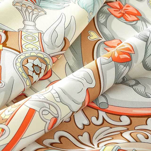 2024年 春夏 新作 HERMES エルメス スカーフ カレ90 アルネ ドゥ