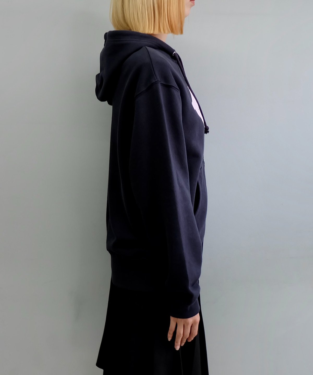 Labyrins Two Dolphins Zip Hoodie Navy | Shury