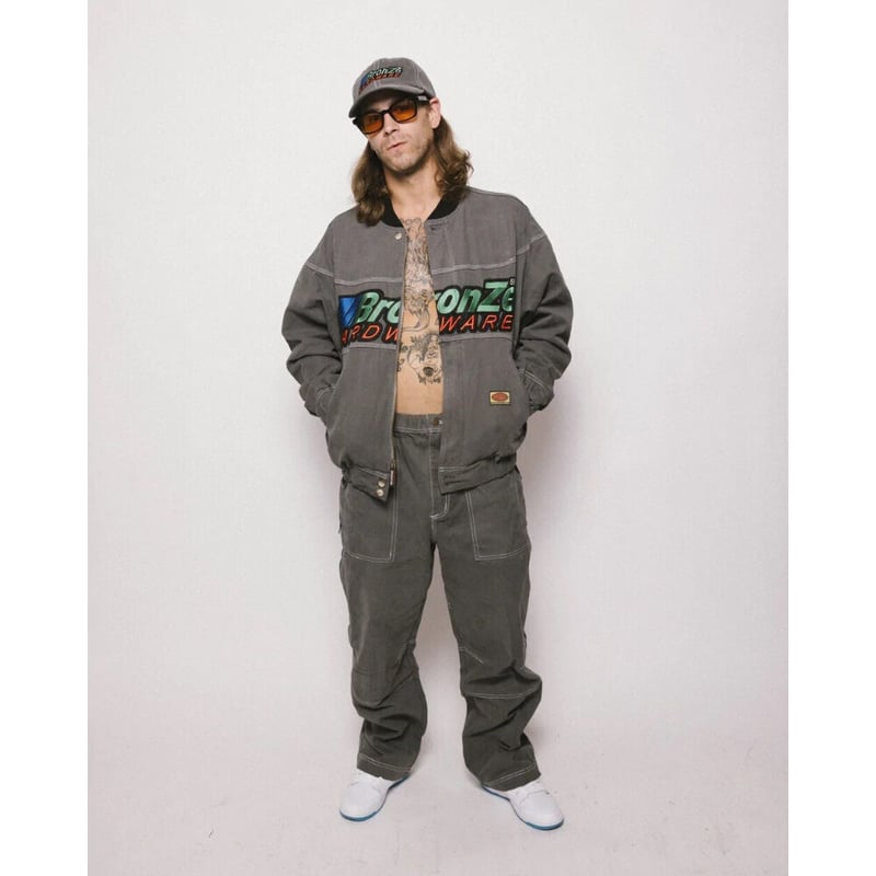 BRONZE56K PITCREW PANTS - GREY | BOTTOM LINE