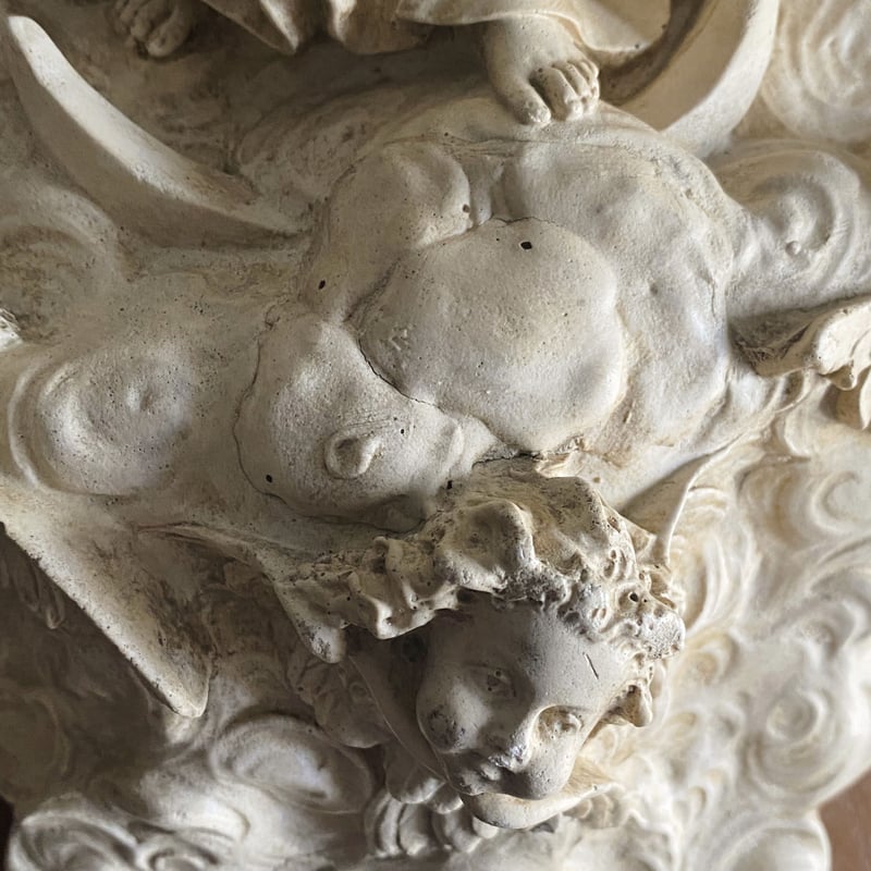 石膏 聖母マリア被昇天像 h50.5cm フランス アンティーク 0501526