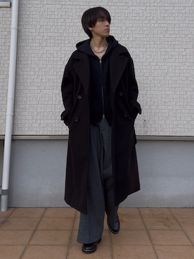 CLEL】Tech Melton Loose Double Chester Court/テックメルトンルーズ