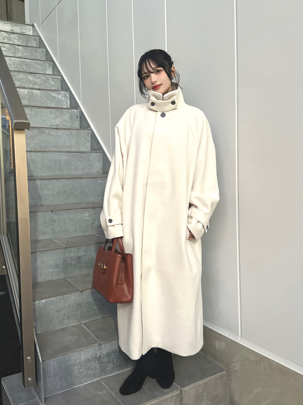FEKETE（フェケテ）の「OVERSIZED BAL COLLAR LONG COAT / オーバー