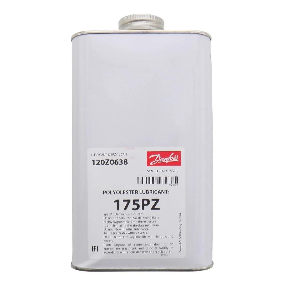 OLEO POLIOLESTER DANFOSS 175PZ MTZ 1L-DANFOSS-Lubrificantes