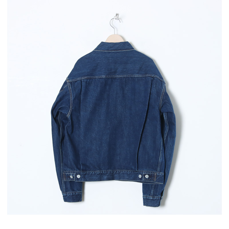 CIOTA (シオタ) Double Pocket Denim Jacket Dark Blue Damage