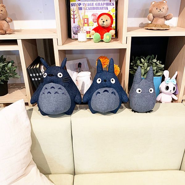 となりのトトロ 大トトロ ×EDWINぬいぐるみ デニム ネイビー ギフト