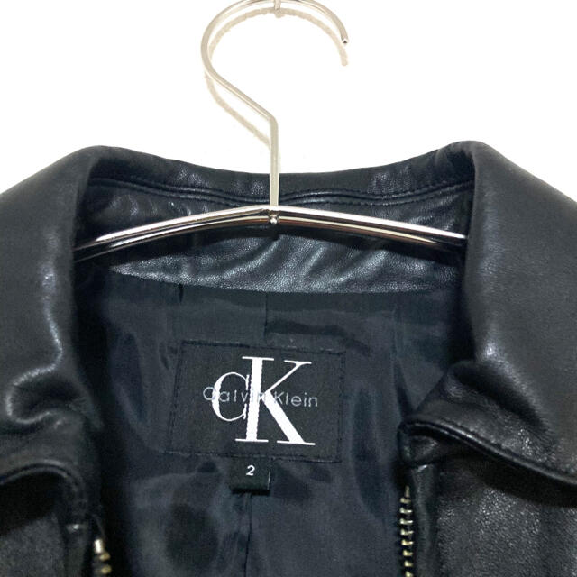 Calvin Klein - 【美品】カルバンクライン レザージャケット