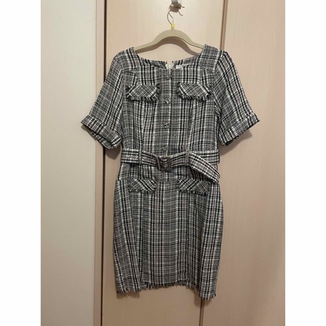 Classic Tweed Midi Dress Herlipto Herlipto Classic Tweed Midi