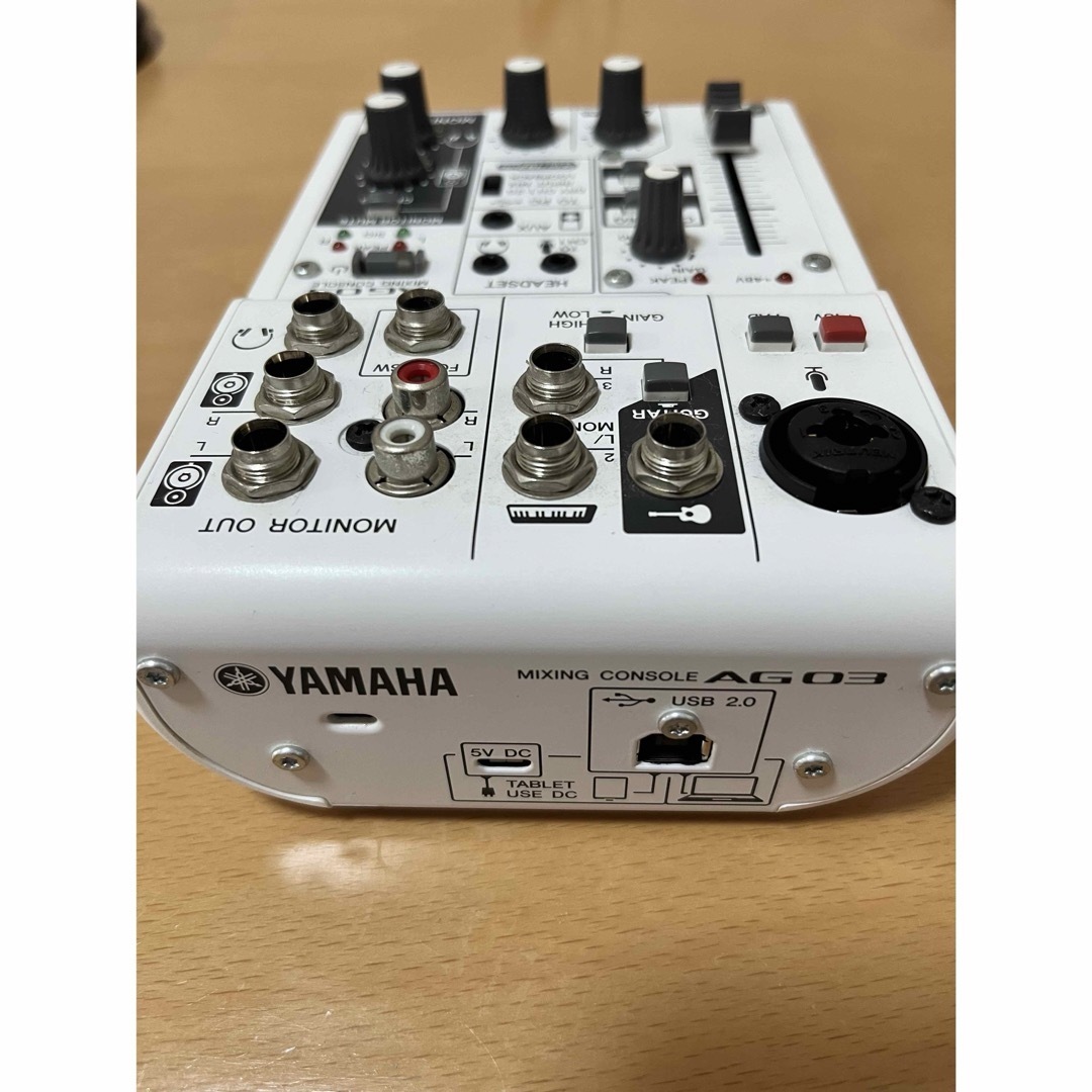 YAMAHA ヤマハ ミキサー AG03 ホワイト ミキシングコンソール YAMAHA