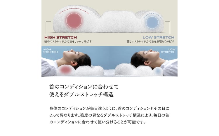 ブレインスリープ ピロー ネックコンディショニング + カバー / 枕