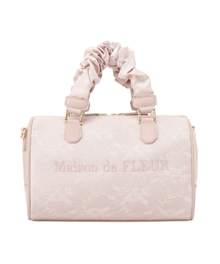 レース2Wayボストンバッグ/Maison de FLEUR（メゾン ド フルール）の