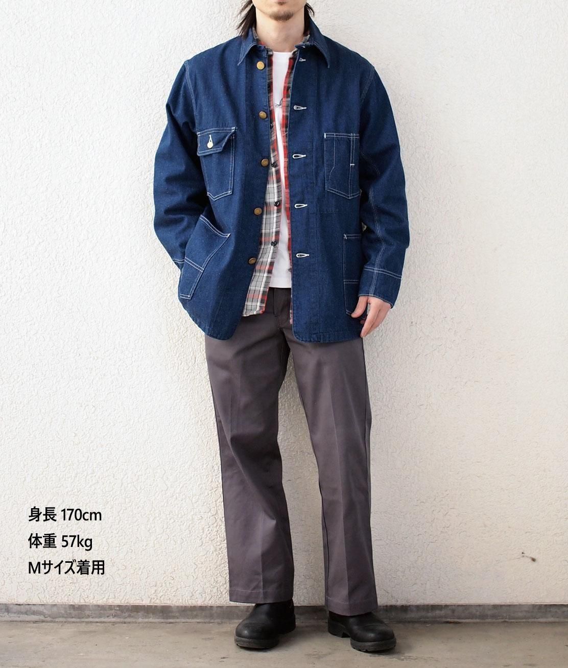Lee - DUNGAREES】LOCOMOTIVE JACKET - RINSE カバーオール デニム