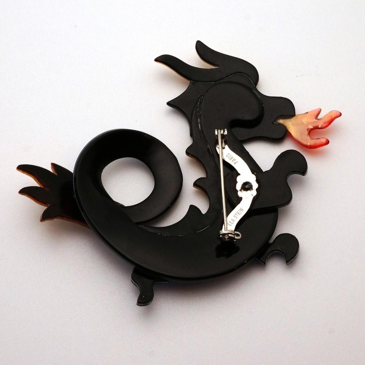 LEA STEIN リアスタン ブローチ ドラゴン