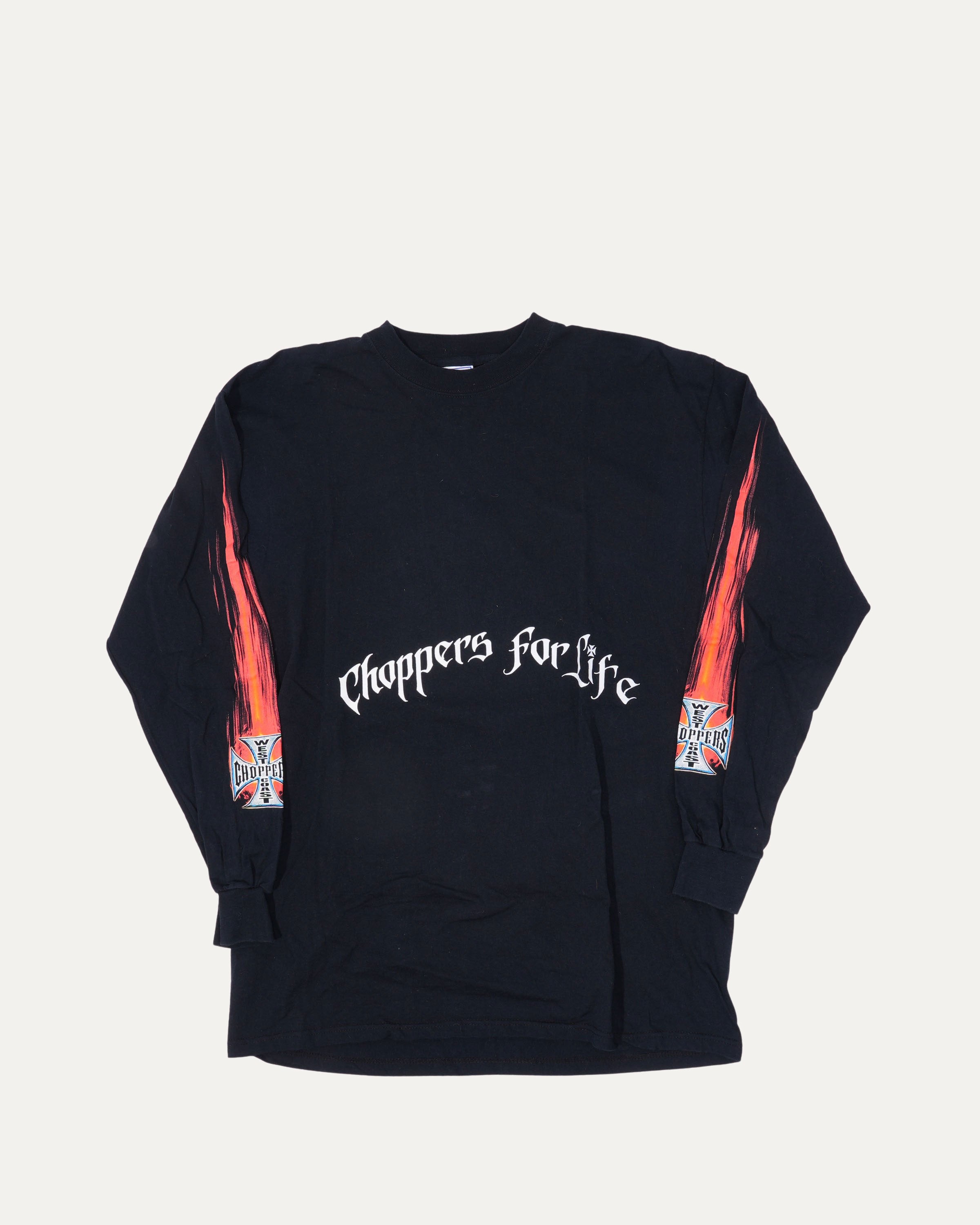 Vintage West Coast Choppers For Life Long Sleeve T-Shirt – Justin Reed