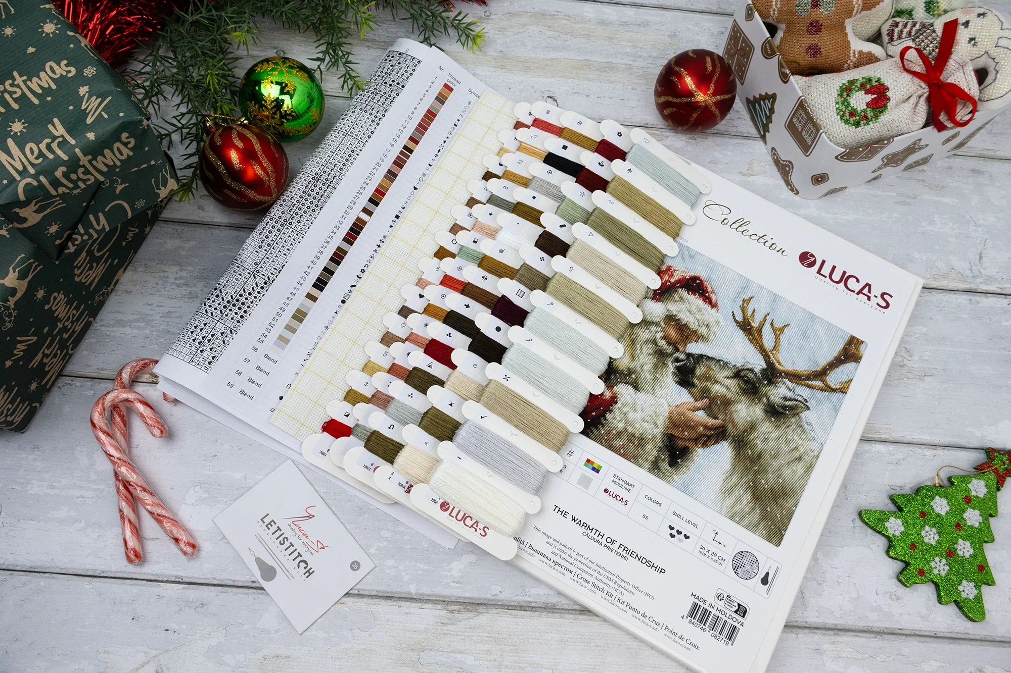 Cross Stitch Kit Luca-S GOLD - The Warmth of Friendship, B709