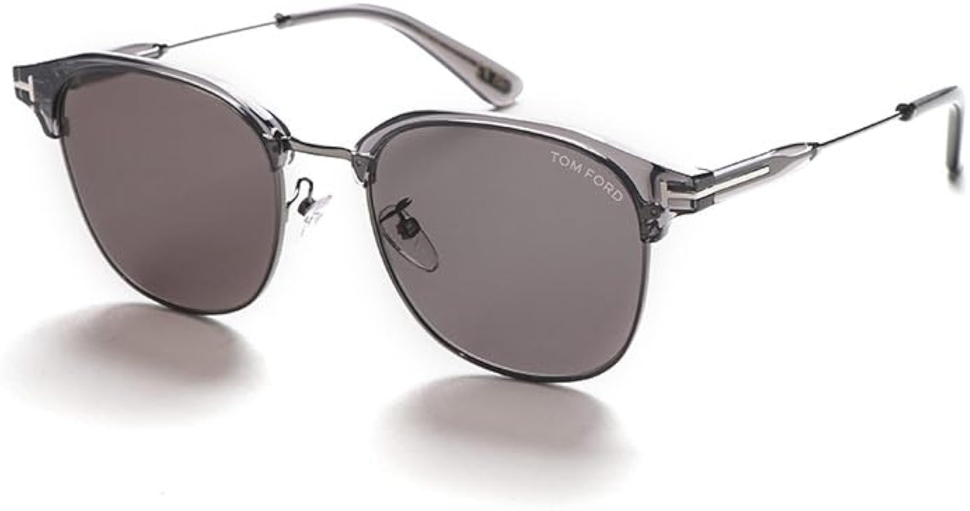 Amazon | (トムフォード) ハーフリム ウェリントンタイプ サングラス