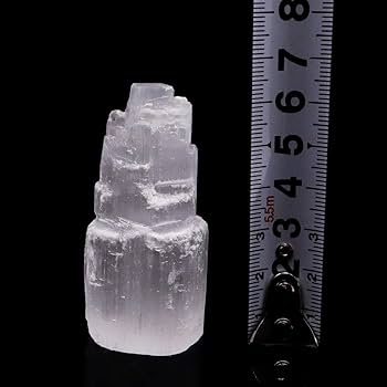 Amazon.co.jp: セレナイト タワー 原石 モロッコ産 置き物 浄化 風水