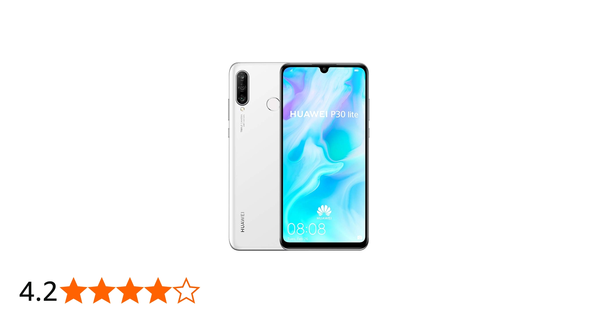 Amazon | HUAWEI P30 Lite パールホワイト【日本正規代理店品