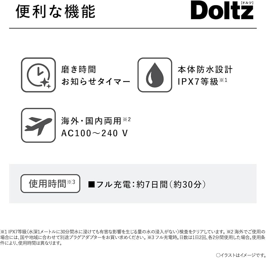 Amazon.co.jp: パナソニック 電動歯ブラシ ドルツ スリム エントリー