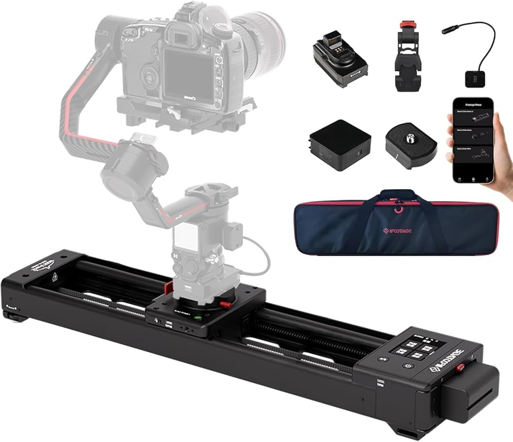 Amazon.co.jp: IFOOTAGE Shark Slider Nano II 660 電動カメラ