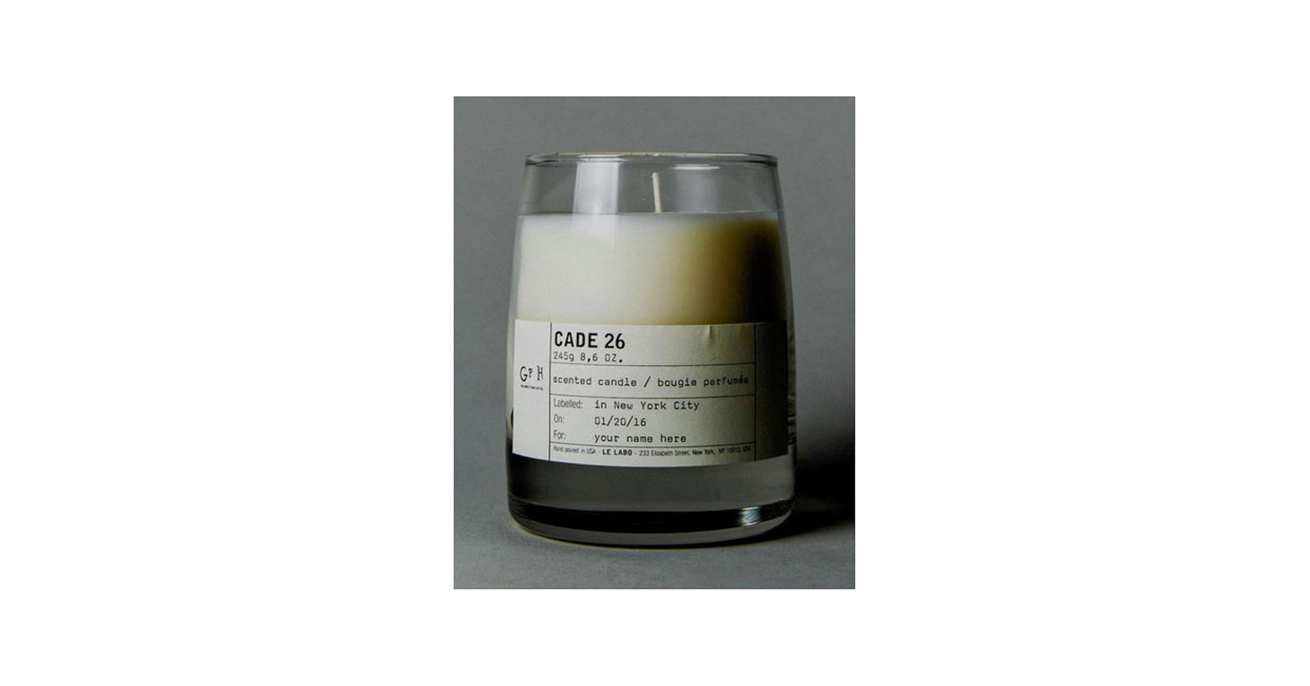 Amazon.com: Le Labo CADE 26 classic candle 245g / 8.6 oz - Smell