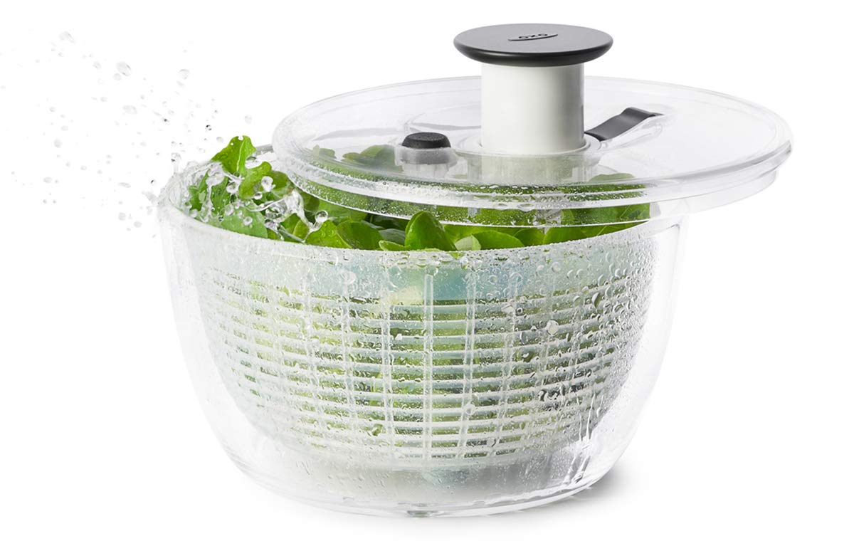 Amazon｜OXO オクソー サラダスピナー 野菜水切り器 小 丸型 2~3人分