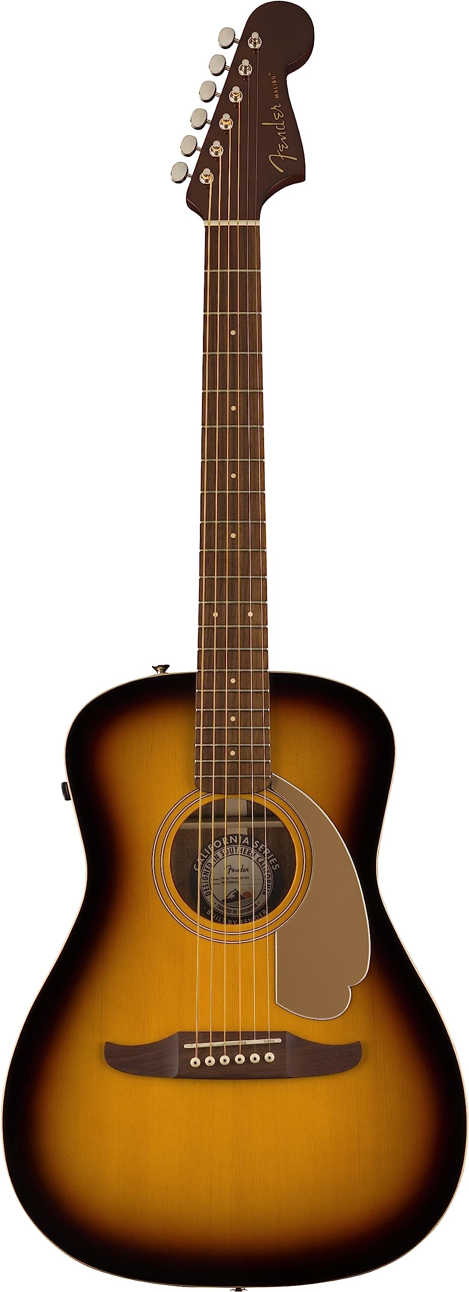 Amazon.co.jp: Fender フェンダー エレアコギター Malibu Player