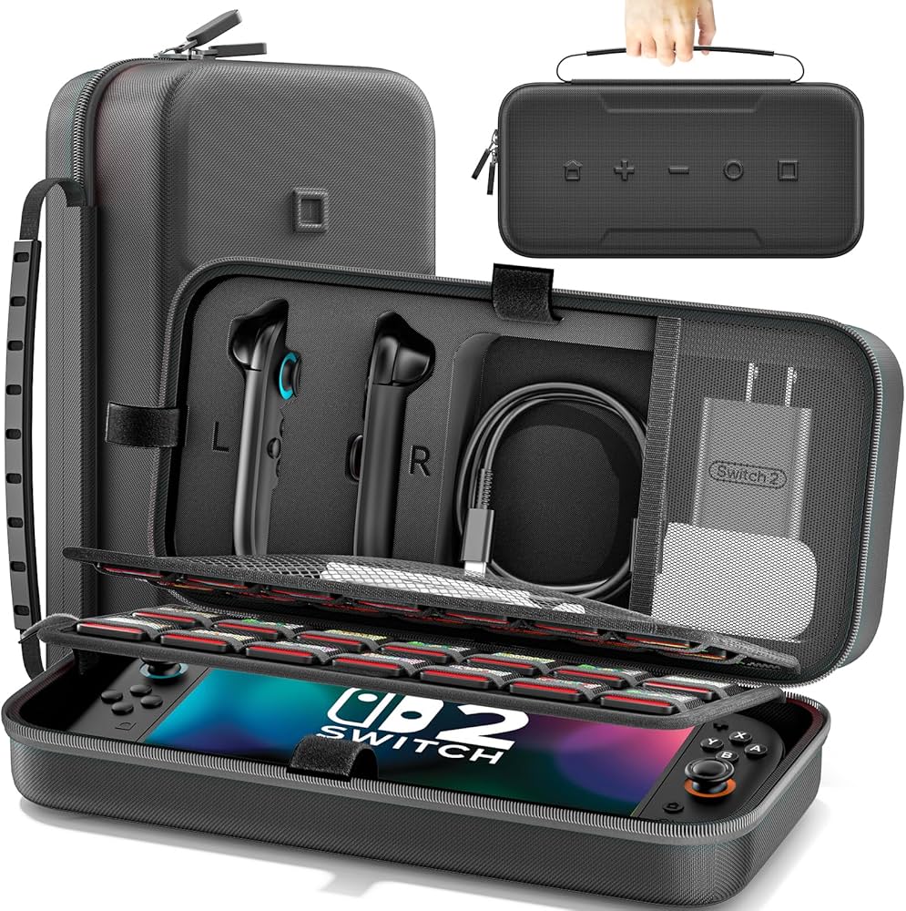 Amazon.co.jp: 【Switch 2/通常/有機ELモデル対応】Switch ケース 収納