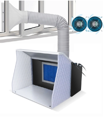 Amazon | Anesty ADFSPB-01 塗装ブース スプレーブース 2基フアン LED