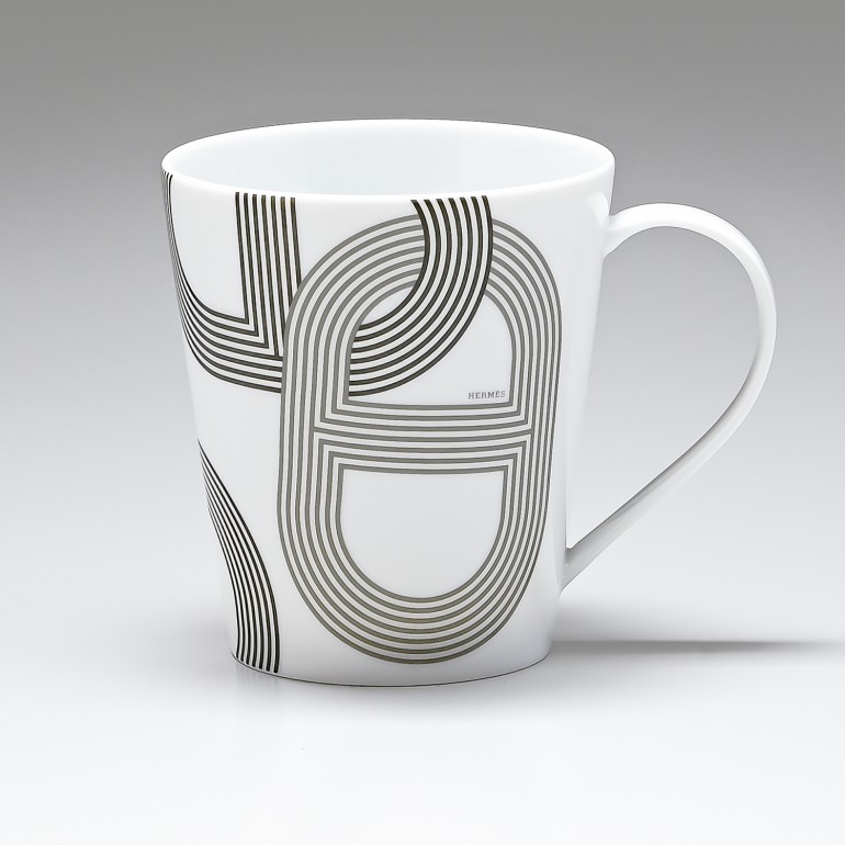 エルメス HERMES ラリー24 RALLYE24 マグカップ グレー シングル 240ml