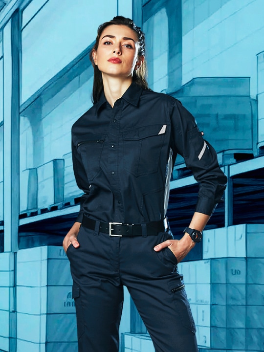 Z-DRAGON】 75504 製品制電長袖シャツ [通年]通販ページ│自重堂＜公式